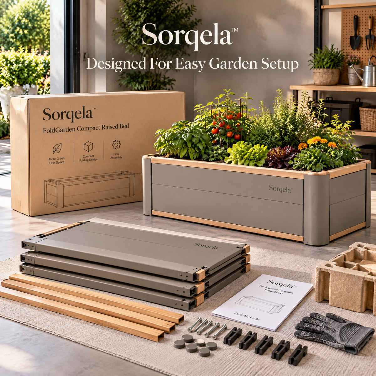Sorqela™ FoldGarden Compact Raised Bed