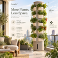 Sorqela™ TerraFlow Self-Watering Planter Tower