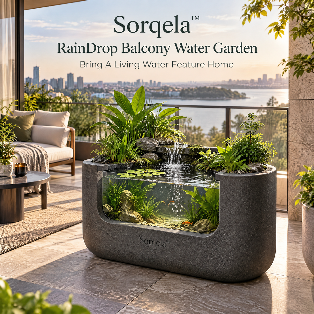 Sorqela™ RainDrop Balcony Water Garden