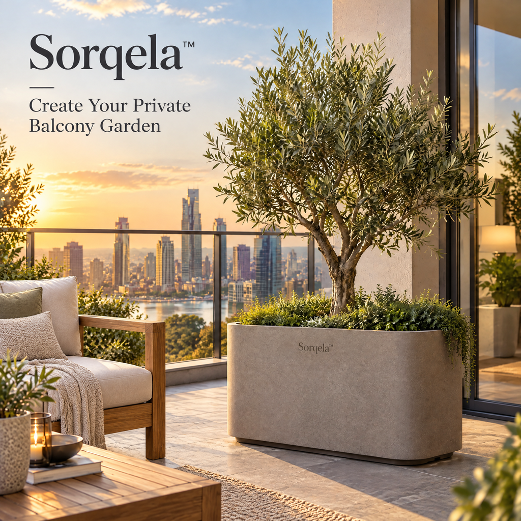 Sorqela™ UrbanRoot Balcony Tree Pot
