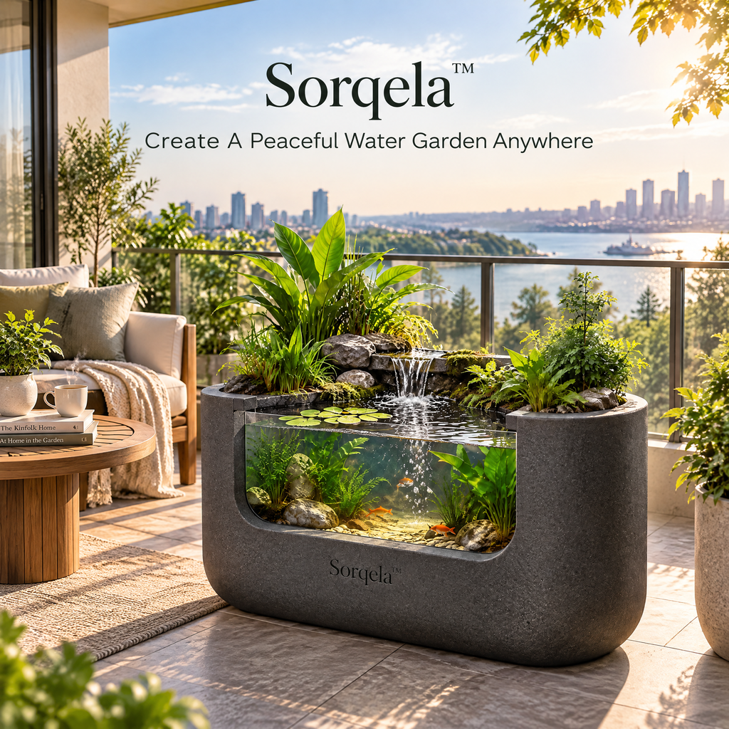 Sorqela™ RainDrop Balcony Water Garden