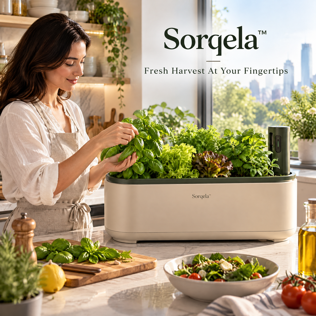 Sorqela™ CedarFrame Vertical Kitchen Garden