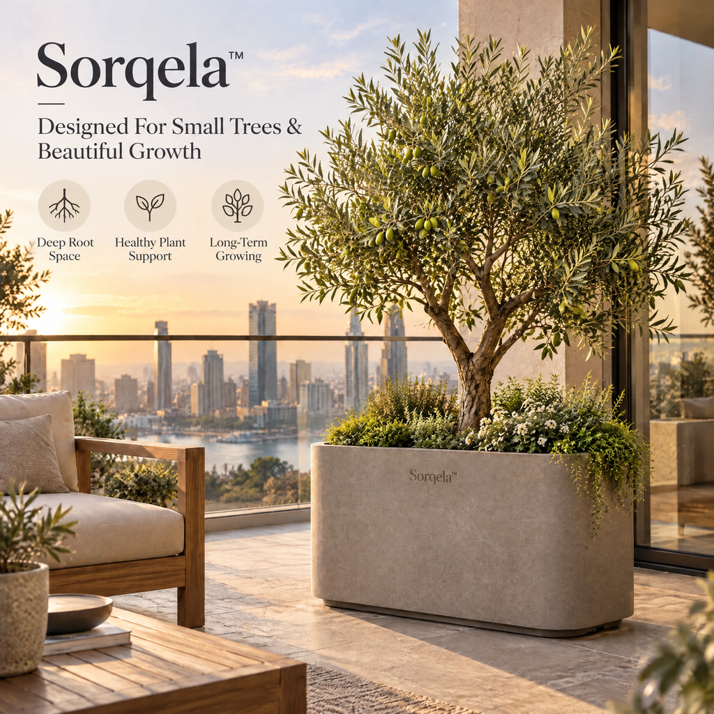 Sorqela™ UrbanRoot Balcony Tree Pot