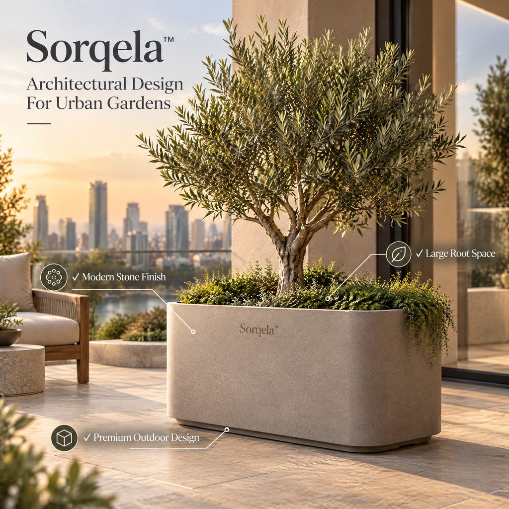 Sorqela™ UrbanRoot Balcony Tree Pot
